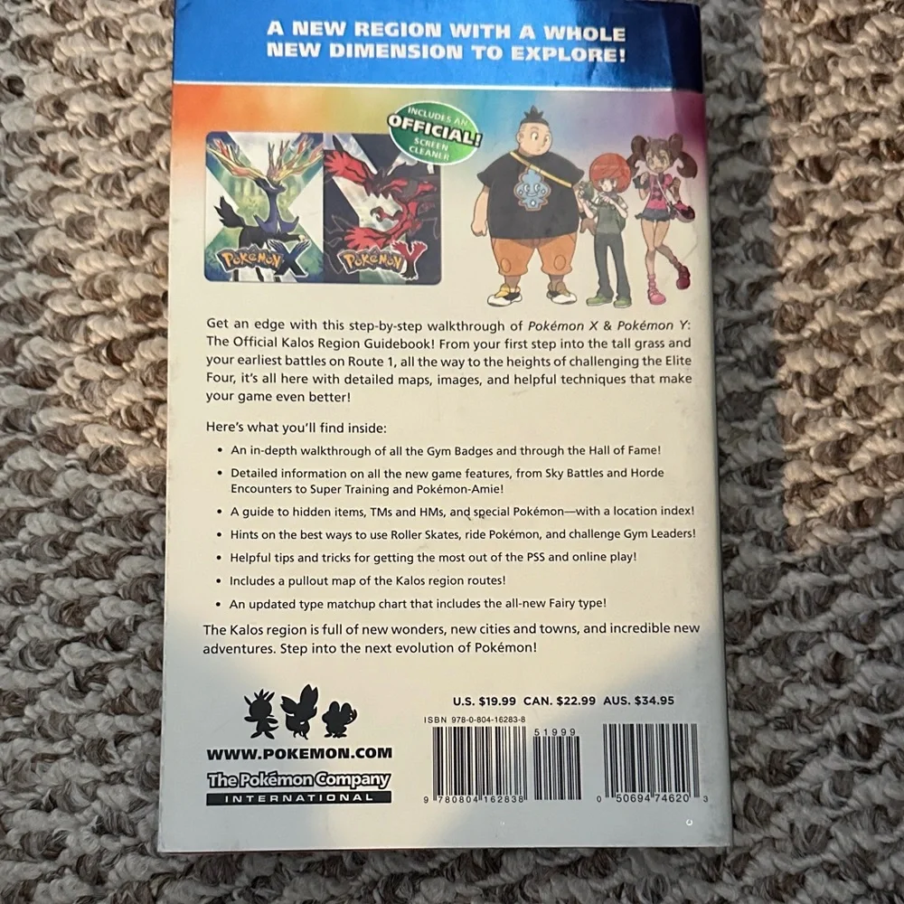 X & Y Official Kalos Region Guidebook